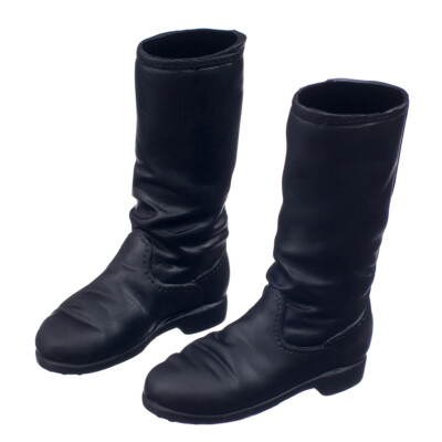 1/6 flache Stiefel Schuhe für 12'' Phicen weibliche Actionfigur