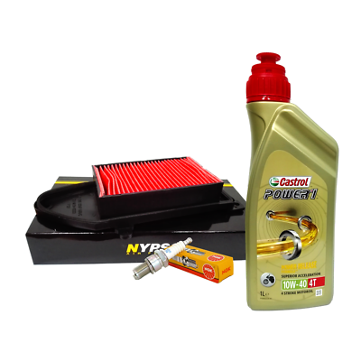 Kit D'entretien Pour Kymco People S 200 (2005) - Filtres, Huile, Courroie, Bougies - Neuf Sous Emballage