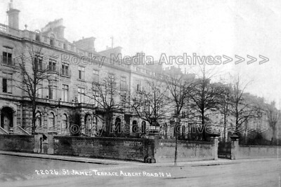 gdd-80 St James Terrace, Albert Road, Primrose Hill near Regents Park. Foto