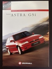 Vauxhall Astra GSi Mk3 Special Edition Sales Brochure December 1996