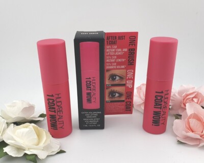 2 x HUDA BEAUTY One Coat Wow! Mascara in Very Vanta 2x 7ml Travelsize/Reisegröße
