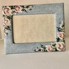 Vintage Hand Painted Picture Frame - 9" x 7"  with  4 1/8" x 6 1/4" Opening — photo 9