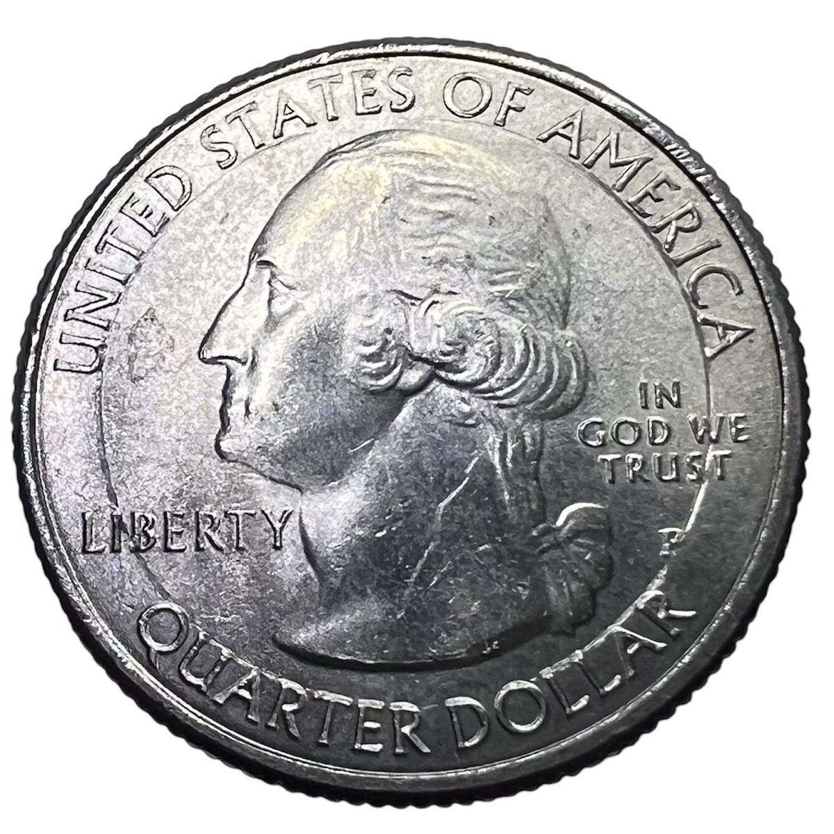 2020 Die Clash Misprint Quarter Circle around Washington's head 25