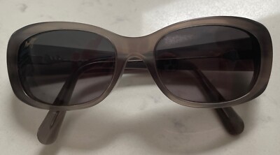 RARE MAUI JIM LILIKOI SUNGLASSES Slate Frames w/ Grey 
