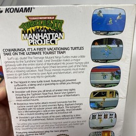 FACTORY SEALED NES - Teenage Mutant Ninja Turtles III : Manhattan Project NEW