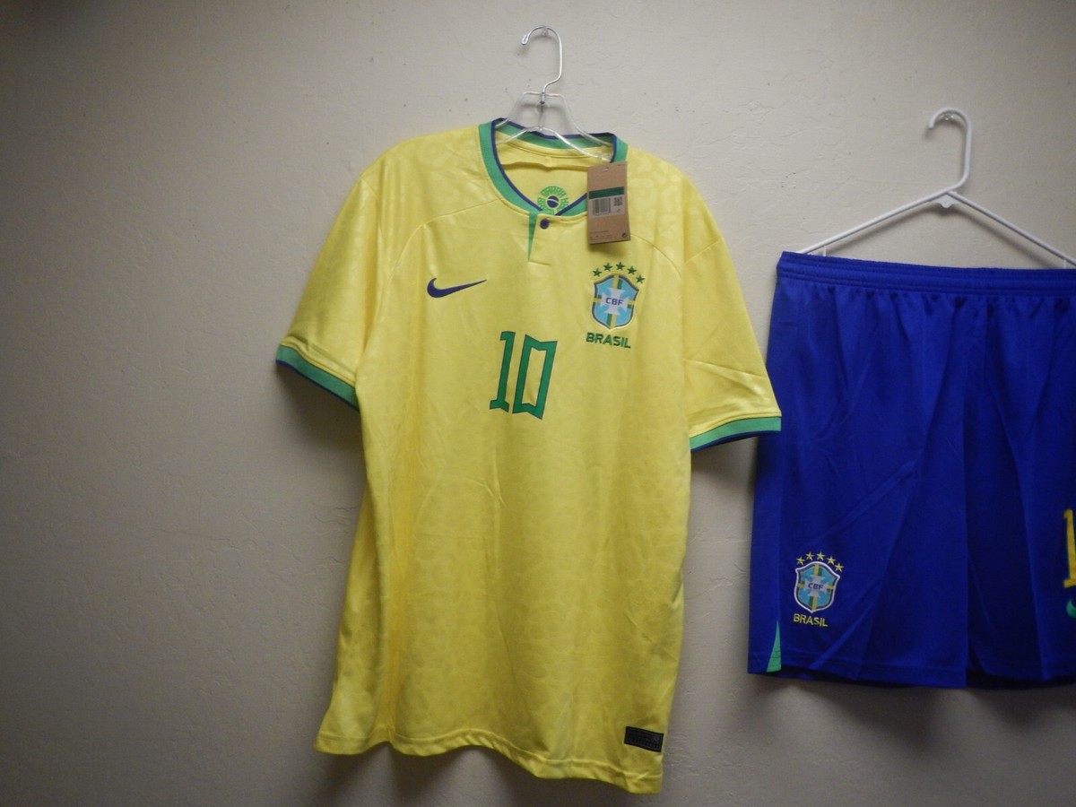 Nike ブラジル代表 NEYMAR JR 10番シャツ Neymar Jr #10 Brazil Nike 2022 World Cup & 2023 Jersey