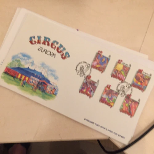 GUERNSEY First Day Cover FDC  2002 EUROPA CIRCUS UNADDRESSED WCP