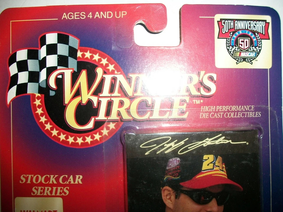 Winner's Circle Stock per Auto Serie Wwe Wrestling Speciale 24,Jeff Gordon 50TH - Immagine 4 di 4