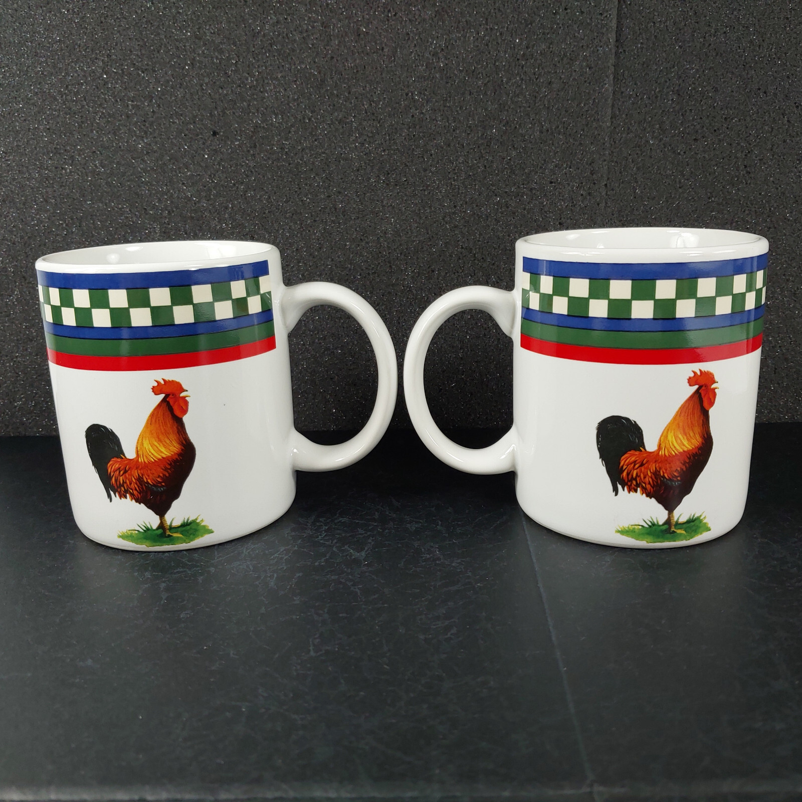 International Tableworks Bob Timberlake Ella's Rooster 106 Coffee Mug Set
