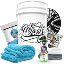 Nuke Guys Auto Shampoo Handwäsche Set Grit Guard Trockentuch Mikrofaser KFZ-Set