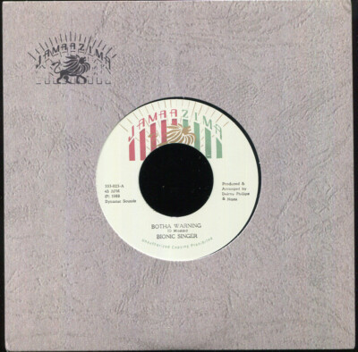 Bionic Singer - Botha Warning - Jamaazima 7'' 45 NEU!