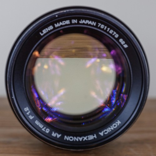 Konica Hexanon 57mm f/1.2 last version MINT cond with UV filter - Picture 10 of 24