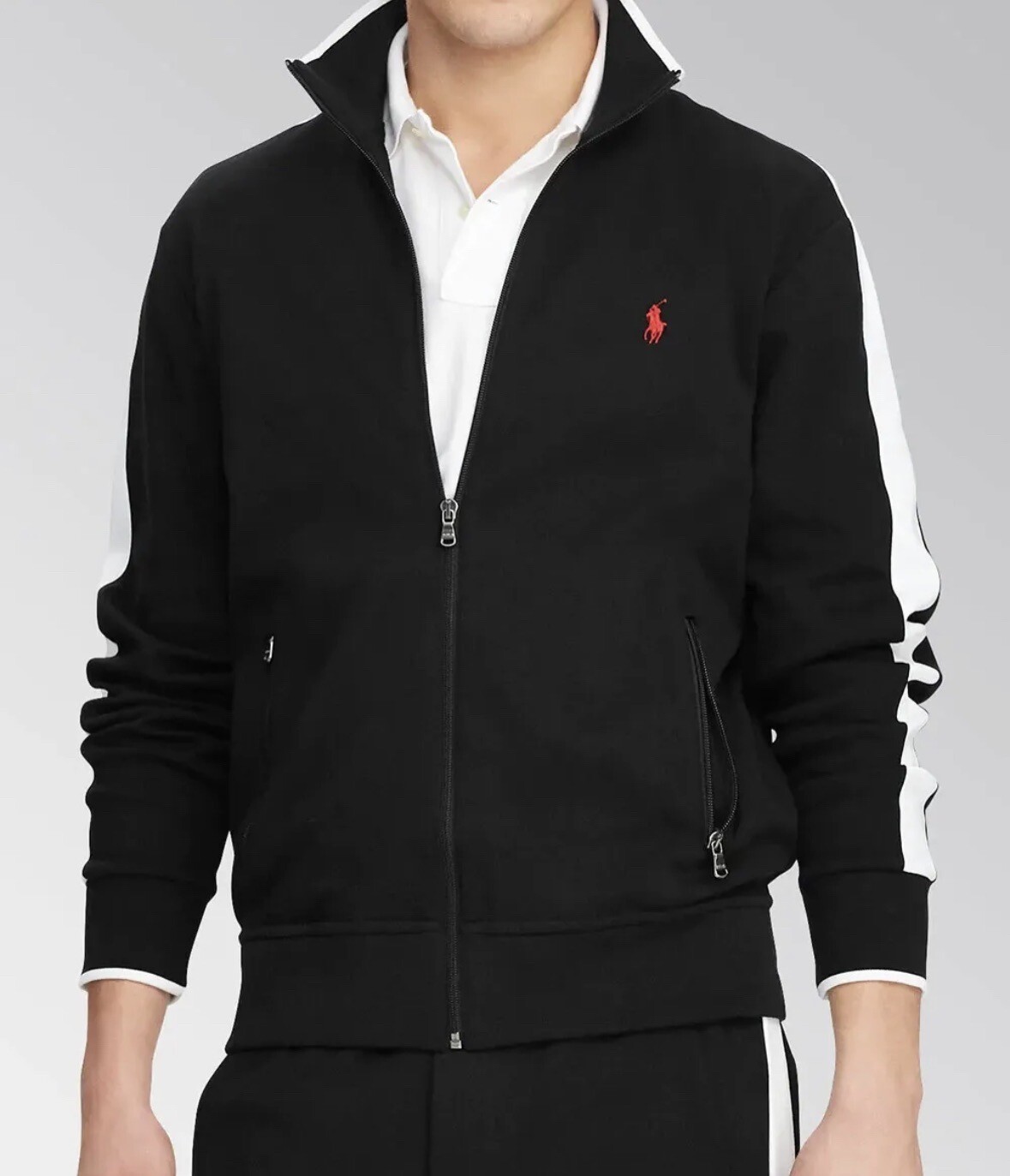 RALPH LAUREN POLO UOMO 4LT 4XLT giacca alta cotone full zip PONY NUOVA con etichette 125€