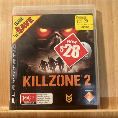 Killzone 2 Sony PlayStation 3 PS3 Complete With Manual MA15+ (G3.8)
