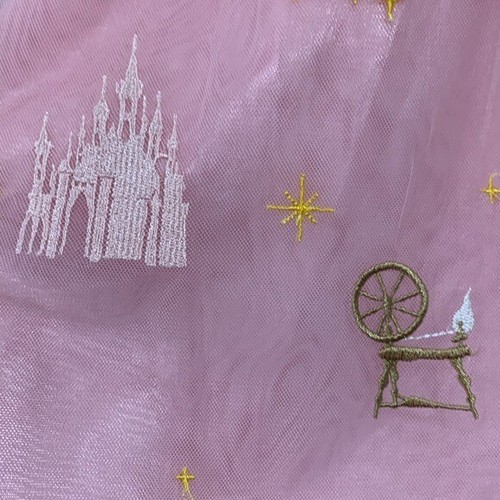 Hanna Andersson Disney Collection Aurora Sleeping Beauty Pink Embroidered Skirt - Picture 4 of 11