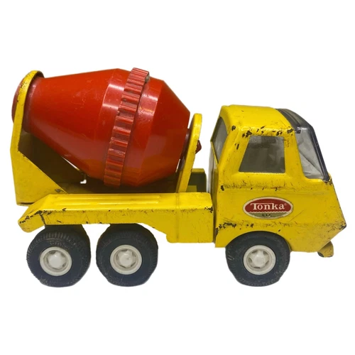 Vintage Tonka Mini Cement Mixer Truck Tilt Dump
