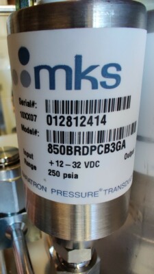 MKS Baratron Pressure Transducer 250 PSIA, 850BRDPCB3GA  Same day shipping!!