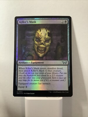 MTG DSK: Killer's Mask (Artifact Equipment) Regular Uncommon 0104 Foil