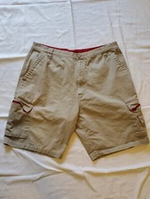 Men's Wrangler Khaki Cargo Shorts size 38 Retro Vintage