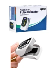 Fingertip Pulse Oximeter SP02 Pulse Rate & Plethysmogram Two Color OLED Display 