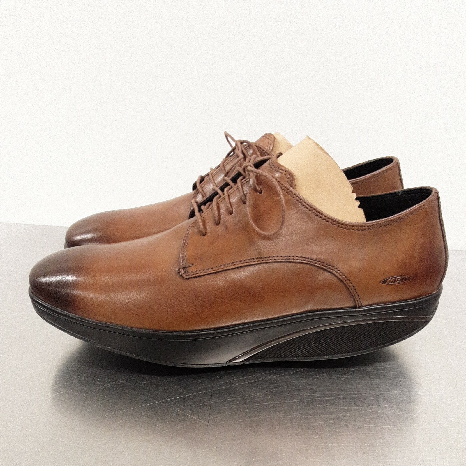 MBT Mens Brown Leather Oxford Comfort 