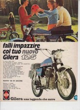 advertising Pubblicità- MOTO GILERA 125 5V ARCORE  1973 MOTO EPOCA MOTOSPORT