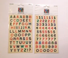 Mrs Grossman's Lot of 2 Sheets New in Package ~Eric Carle ABC 123~HTF RARE