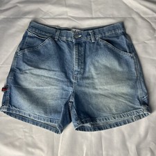 Tommy Hilfiger Y2K Vintage Women's Denim Carpenter Shorts Size 12