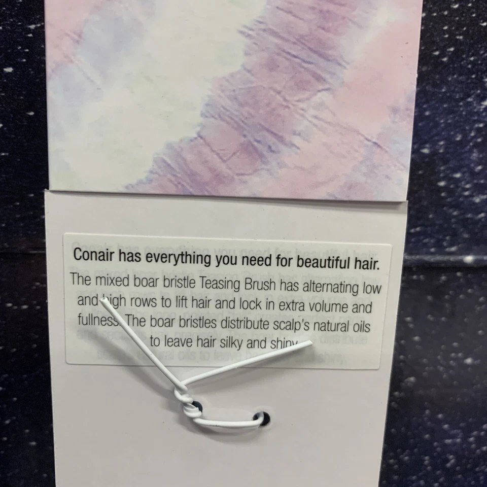 Cepillo de burlas Conair Morgan Simianer pequeño mixto cerdas de jabalí azul claro XO Foto 4 de 4