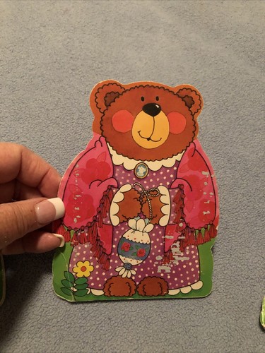 1993 Goldilocks and the Three Bears Shaped Book Set Susan Hall - Imagen 3 de 9