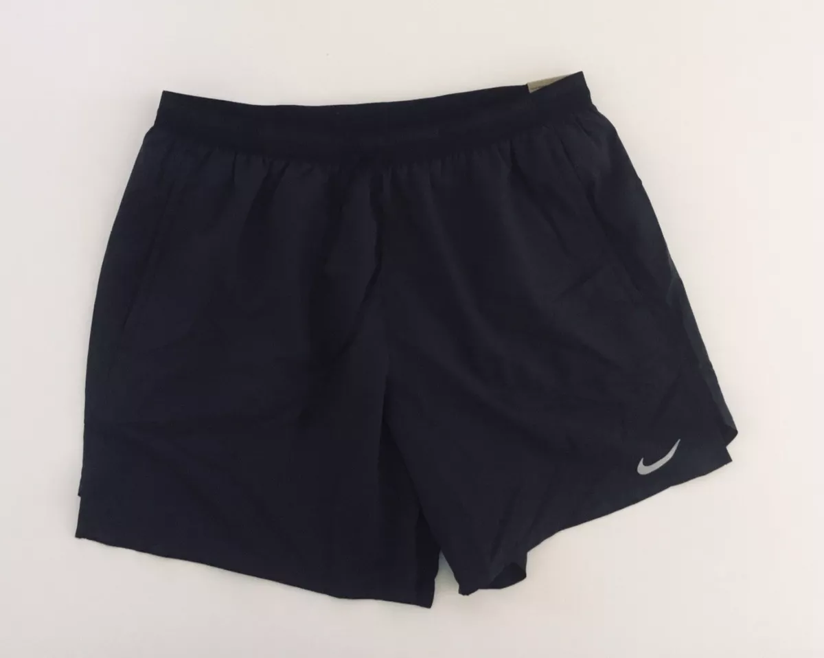 Nike Men s Running Shorts 7 length Brief Lined DM4761 010 Black
