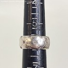 925 Sterling Silver CZ Quilted Band Ring 6.5g — photo 4