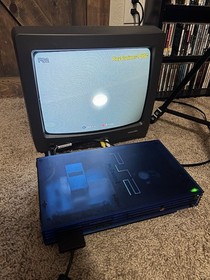 Sony PlayStation 2  PS2 Ocean Blue SCPH-37000 NTSC-J