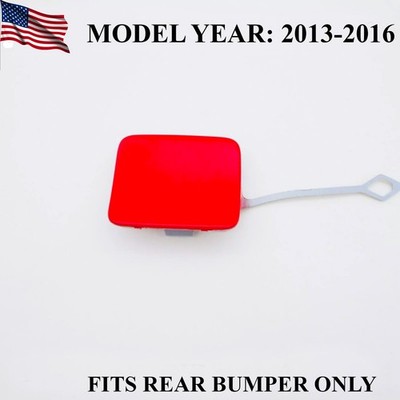 Audi A3 S3 8V Rear Bumper Tow Hook Cover Genuine 2013-2016 Brilliant Red LY3J