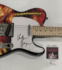 HULK HOGAN SIGNED CUSTOM ELECTRIC GUITAR HULKAMANIA WWF WWE JSA COA — photo 2