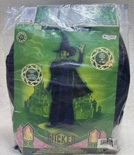 Halloween Costume Girl Wicked Witch Movie Size Girls Medium Wizard Of Oz New