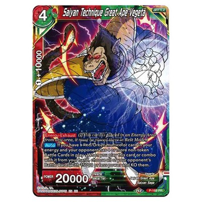 Dragon Ball Super MB01 Mythic Booster Saiyan Technique Great Ape Vegeta P-169