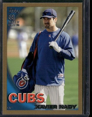 2010 Topps Update #US-299 Xavier Nady Gold #/2010