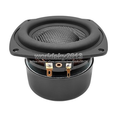 1pcs 4'' inch 4/8Ohm 40W Super Bass Audio Speaker Stereo Subwoofer Loudspeaker *q