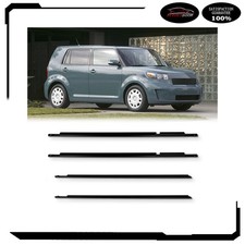 For 2008-2015 Scion Xb Set Of 4 Front Rear Window Molding Trim Seal Belt For 2008-2015 Scion Xb Set Of 4 Front Rear Window Molding Trim Seal Belt