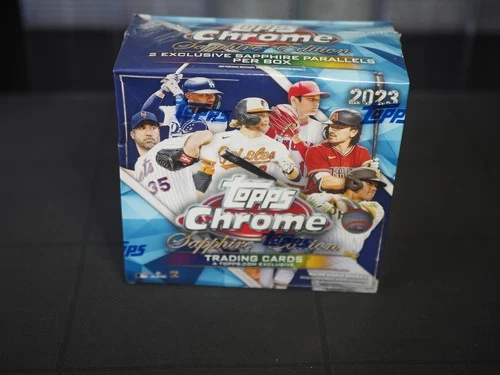 2023 Topps Chrome Sapphire Edition Baseball Factory Sealed Hobby Box