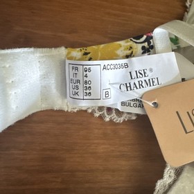 Lise Charmel~ Aria Pastel Bra + FR 95/80 EUR/ Size 36 B, US NWT