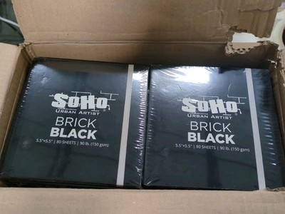 Soho Urban Artist Brick Sketchbook Journals for Sketching, 5.5x5.5 20pack