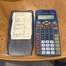 Texas Instruments TI-15 Explorer Elementary Calculator W/Cover