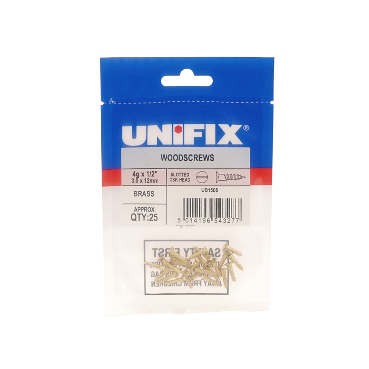 Unifix Drywall Screws Bugle Head 3.5 x 32mm - Bag of 400 - Box of 2000