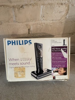 Philips ID937 DECT-Telefon Neuwertig ! Soft-Touch-Oberfläche Freisprechfunktion