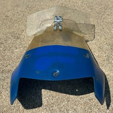 2001-2007 Bmw F650gs Dakar Front Windshield With Custom Extension Oem Good Cond