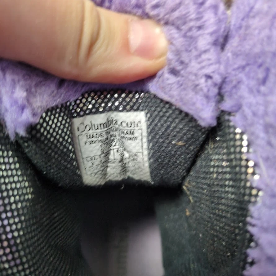 Columbia Youth 3 Waterproof Omni-Heat Snow Boot Girls Purple Gray Warm - Image 4 of 4