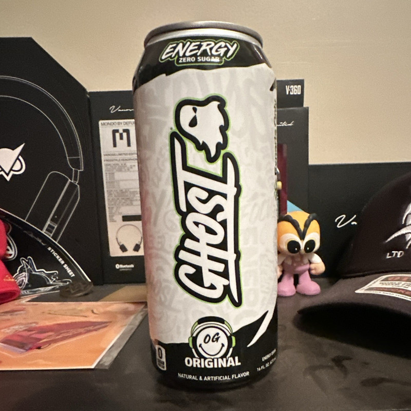 Ghost Original Energy Drink 16 fl oz Can Zero Sugar Exp 12/26/27