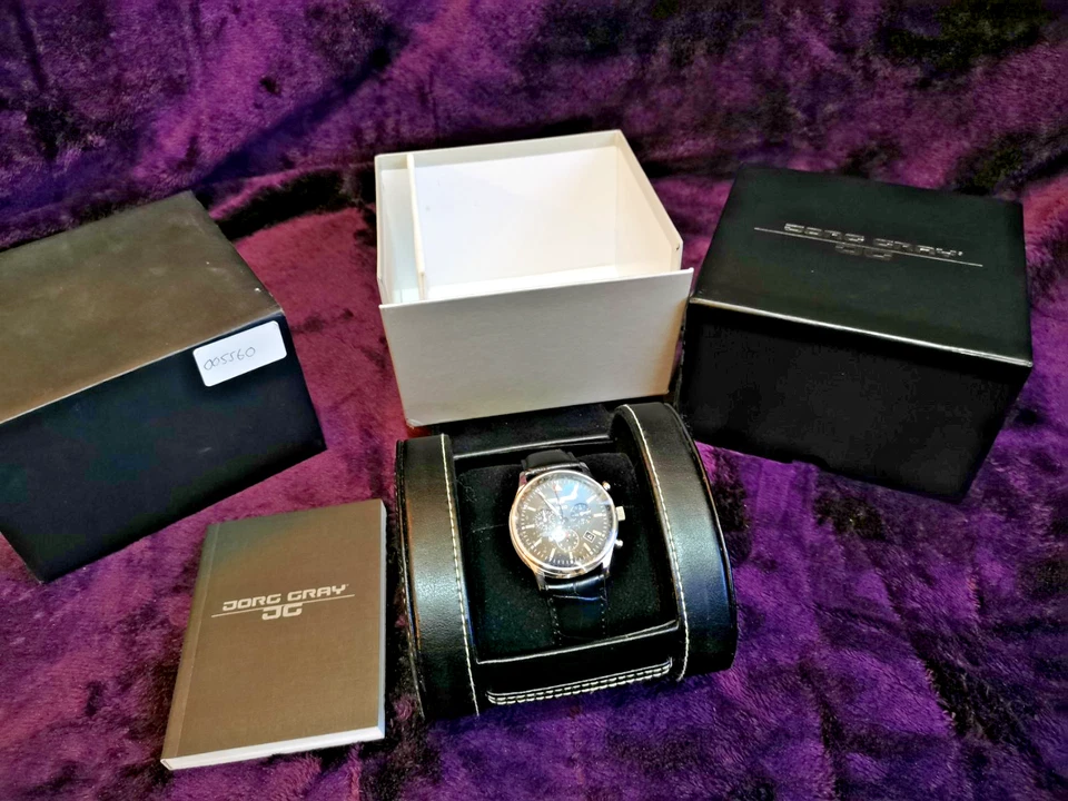 Jorg Gray JG6500 Men's Chronograph Watch President Obama Commemorative Edition - Image 2 of 4